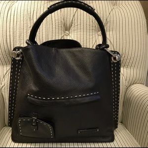 BCBG MaxAzria Dark Chocolate Hobo Purse